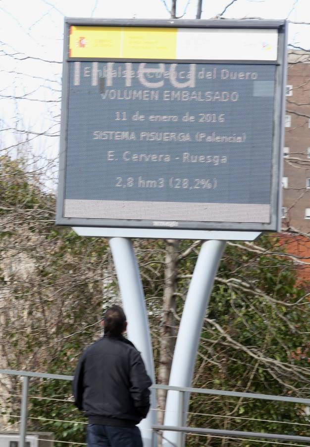 Crecida del río Pisuerga a su paso por Valladolid