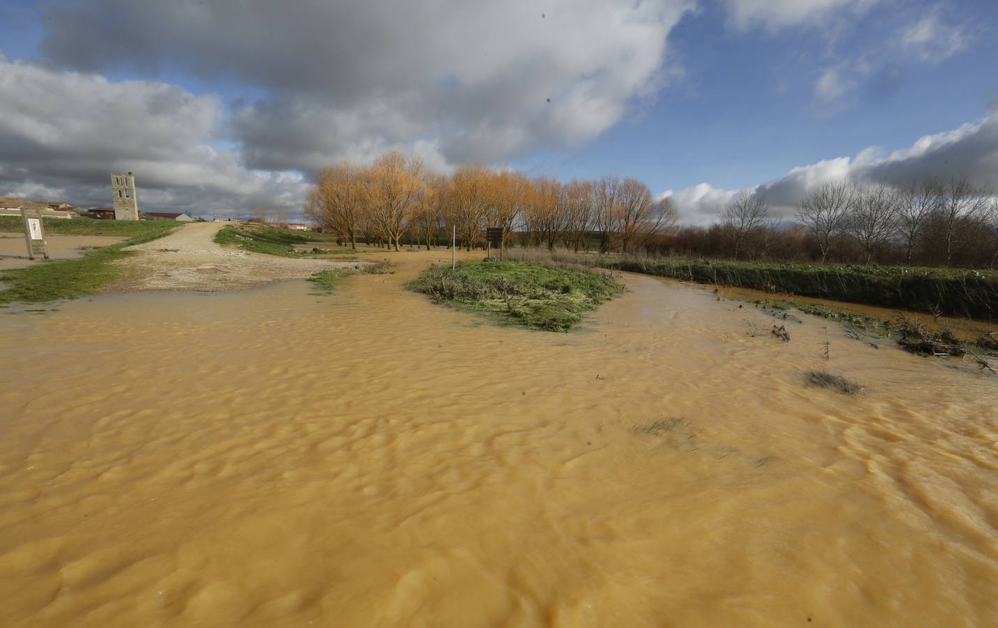 Inundaciones en Tamariz de Campos.