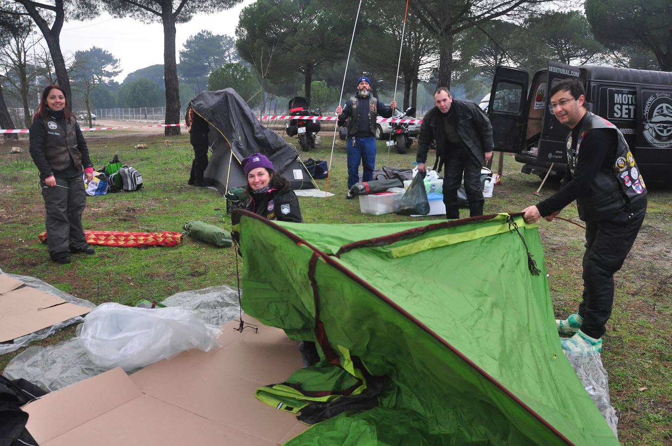 Los primeros Motauros ya acampan en Tordesillas