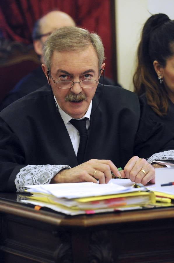 El fiscal Emilio Fernández durante el juicio.