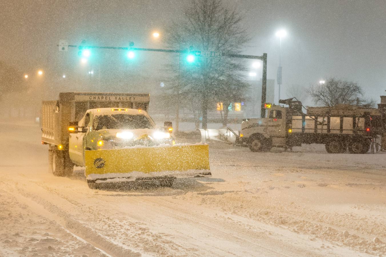 Washington, bajo un manto blanco