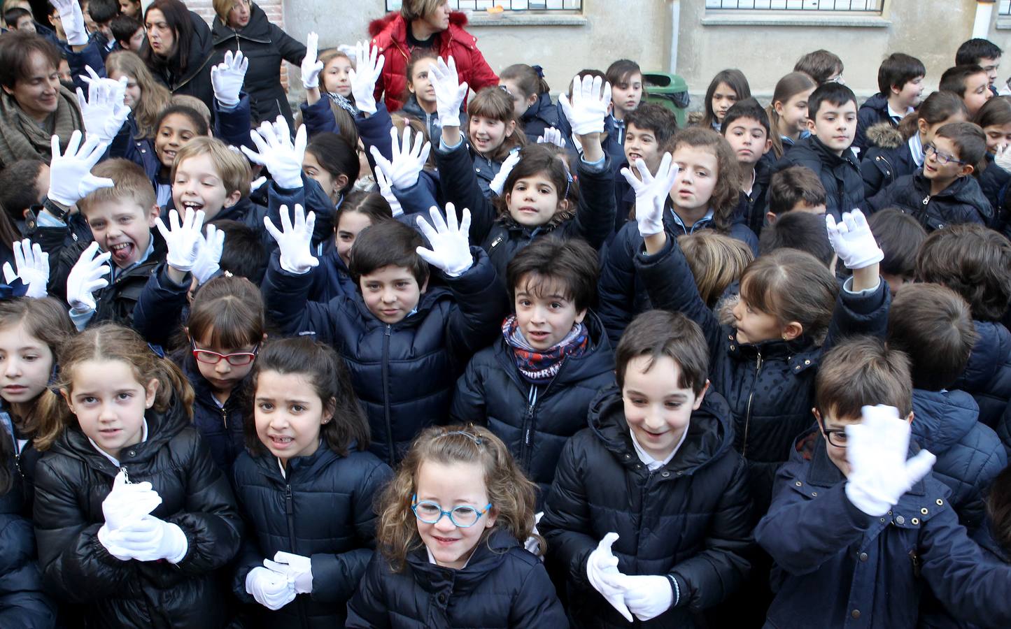 Los escolares de Segovia celebran el Día de la Paz