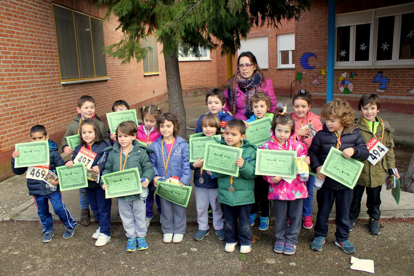 Carrera solidaria en Baltanás para recaudar fondos para Manos Unidas en la India