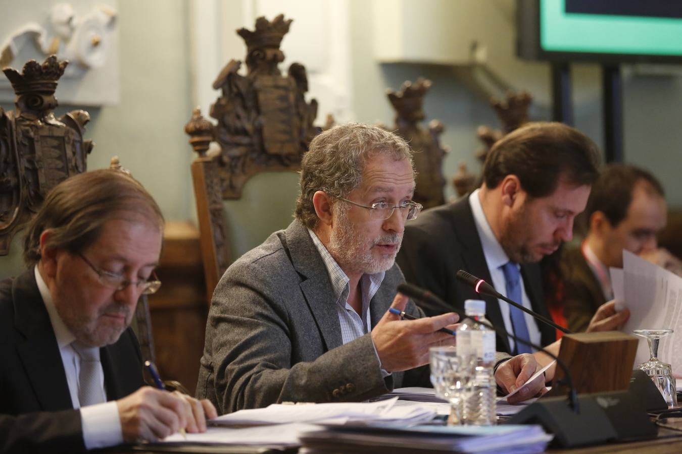 Pleno en el Ayuntamiento de Valladolid