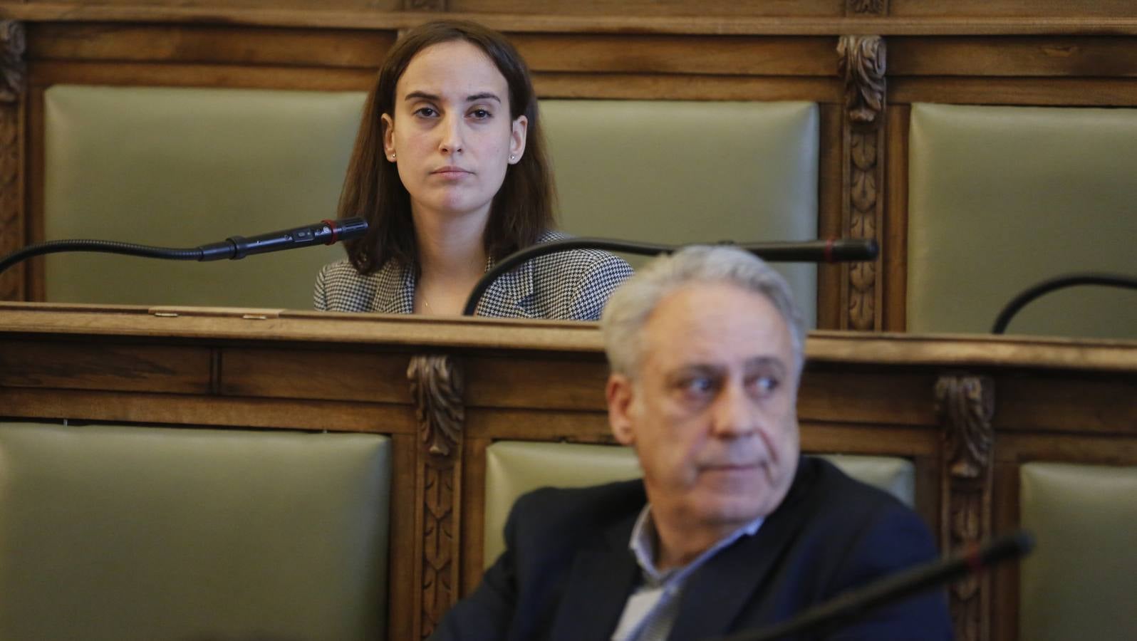 Pleno en el Ayuntamiento de Valladolid