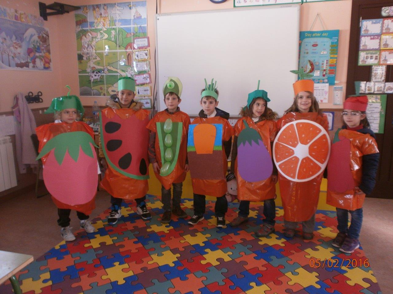 Carnaval en el CEIP El Prado y CEIP San Roque de Megeces y Cogeces de Íscar.