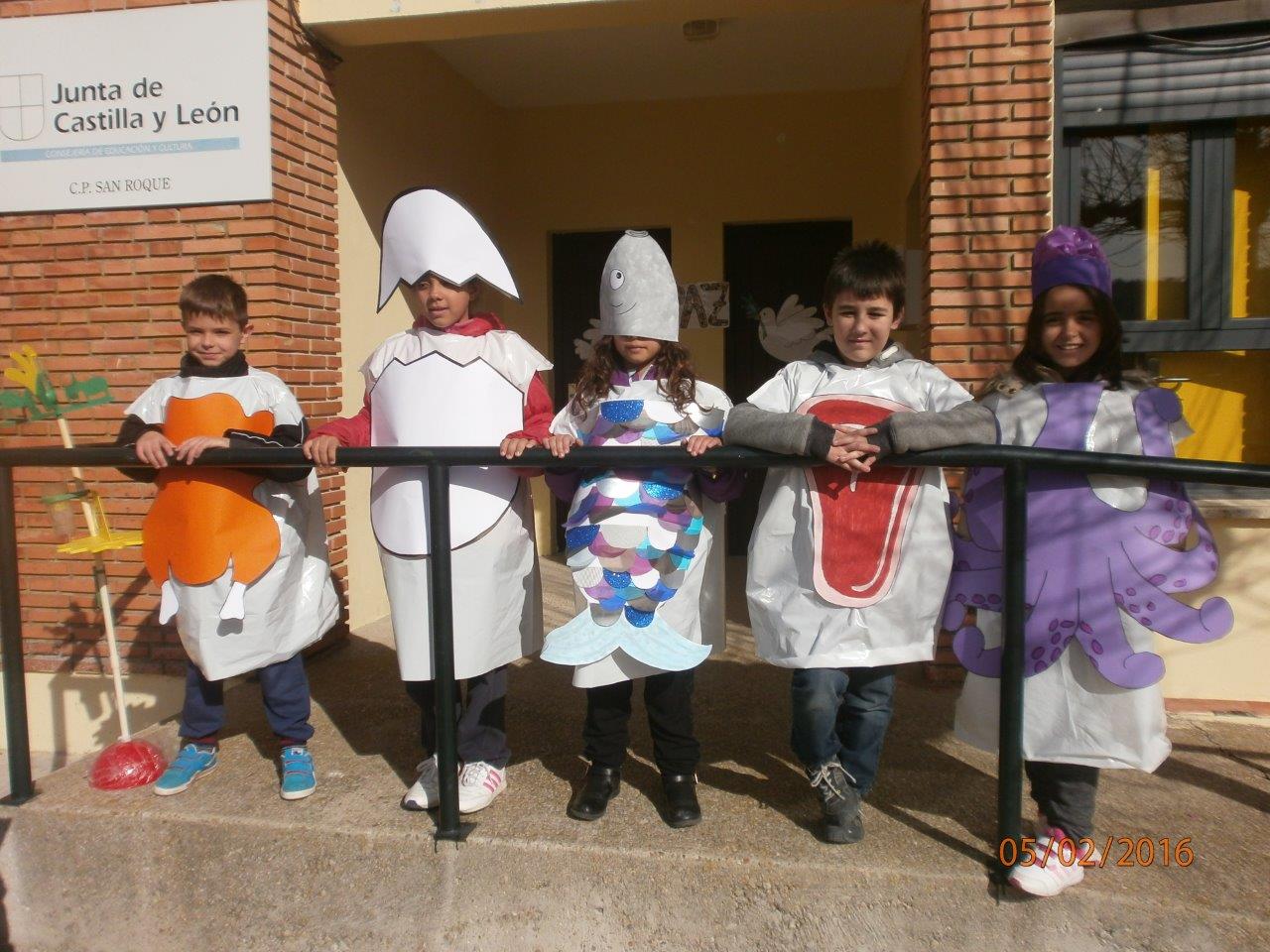 Carnaval en el CEIP El Prado y CEIP San Roque de Megeces y Cogeces de Íscar.