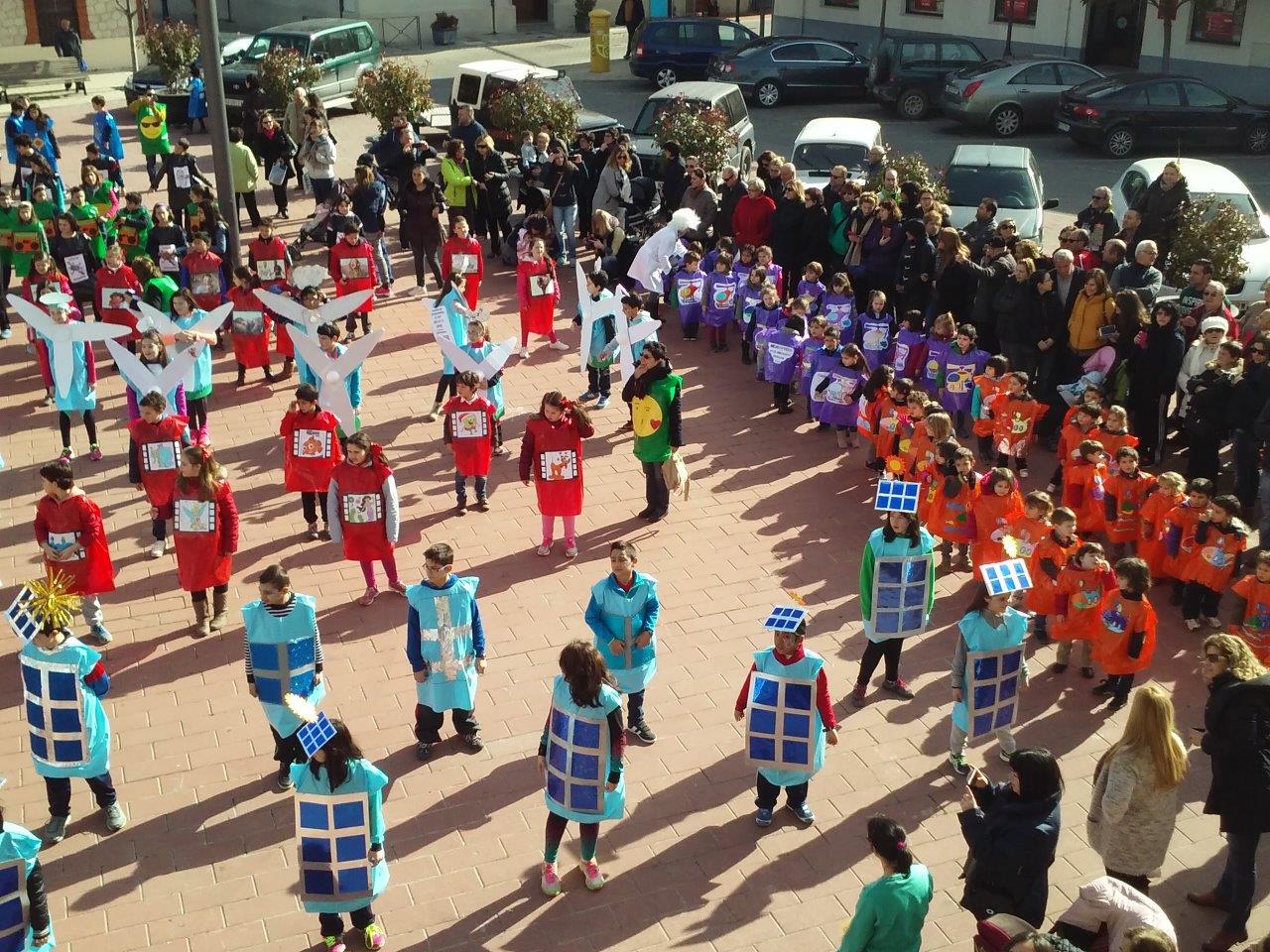 Carnaval en el CEIP Virgen de Sacedón de Pedrajas de San Esteban.