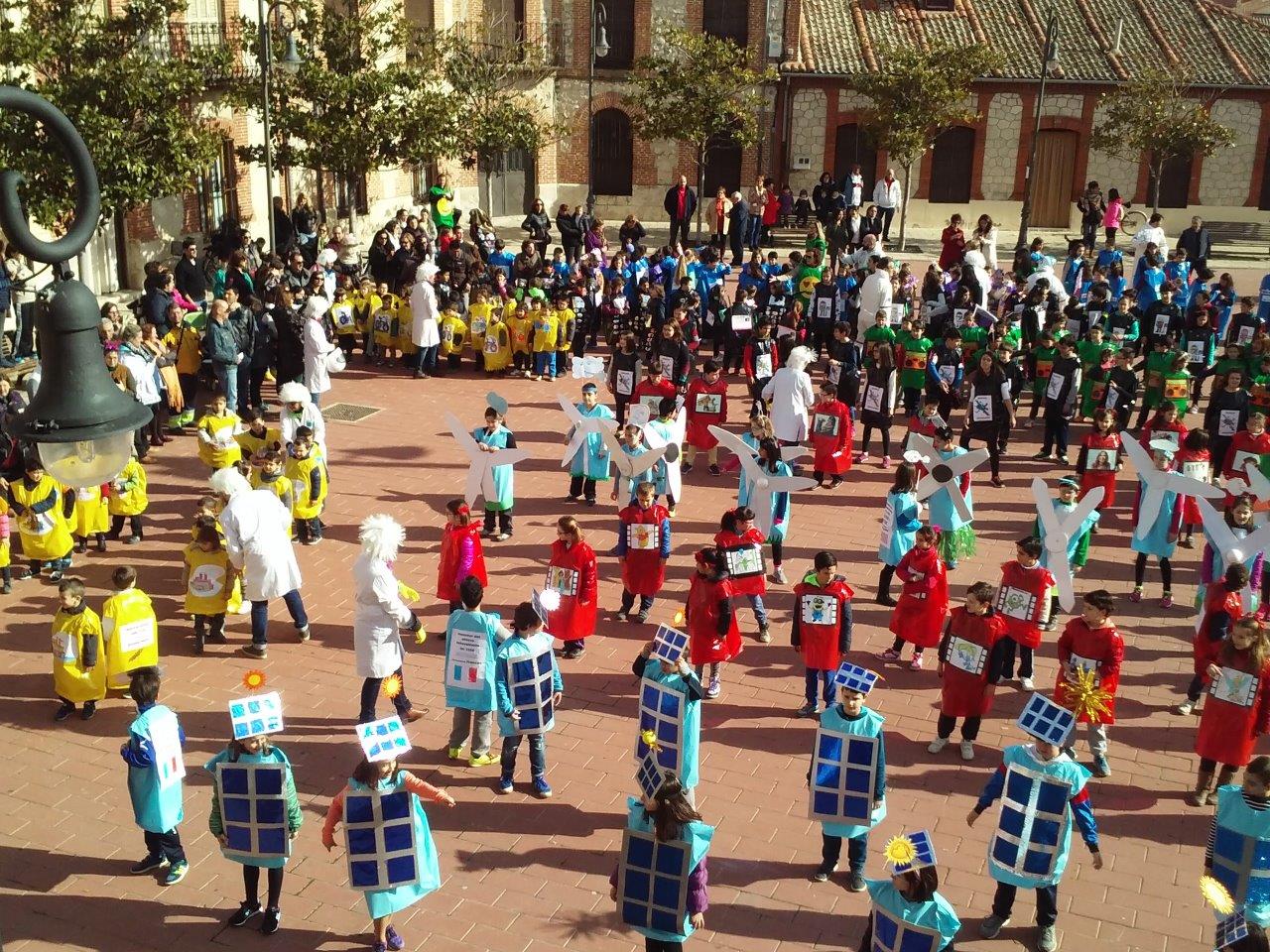 Carnaval en el CEIP Virgen de Sacedón de Pedrajas de San Esteban.