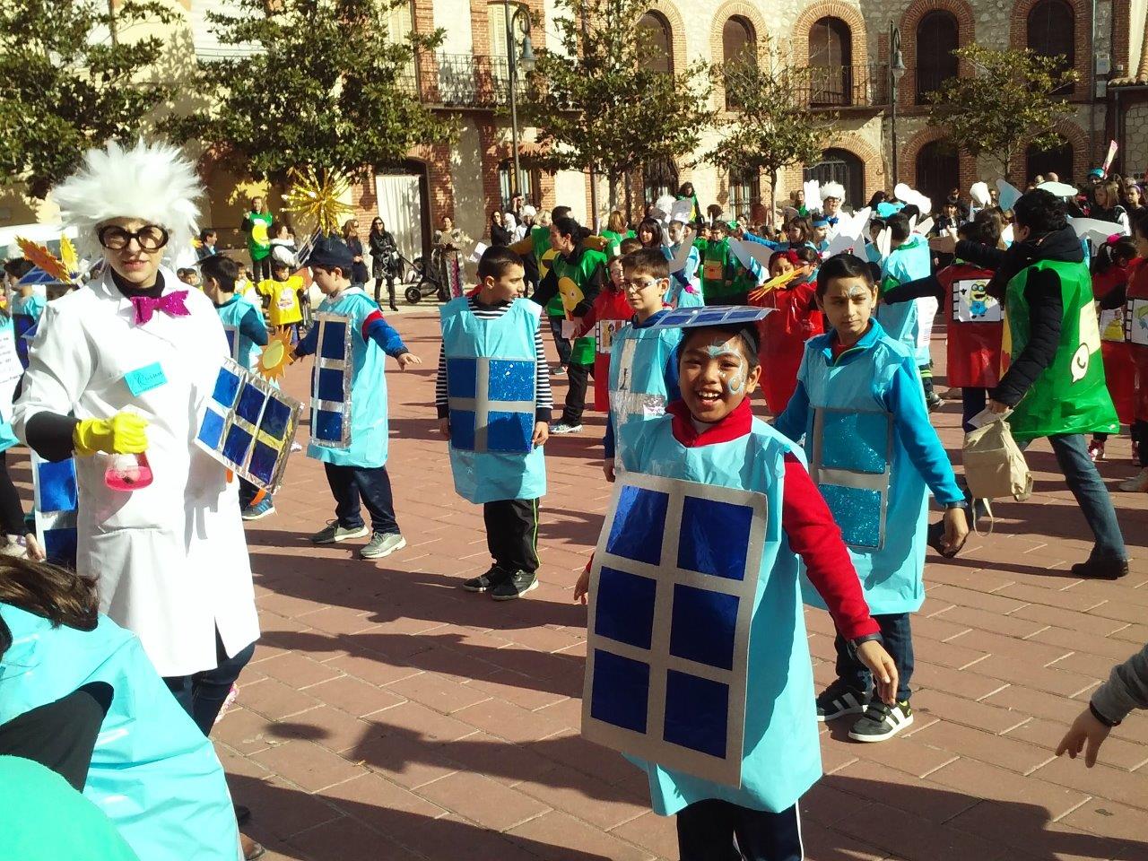 Carnaval en el CEIP Virgen de Sacedón de Pedrajas de San Esteban.