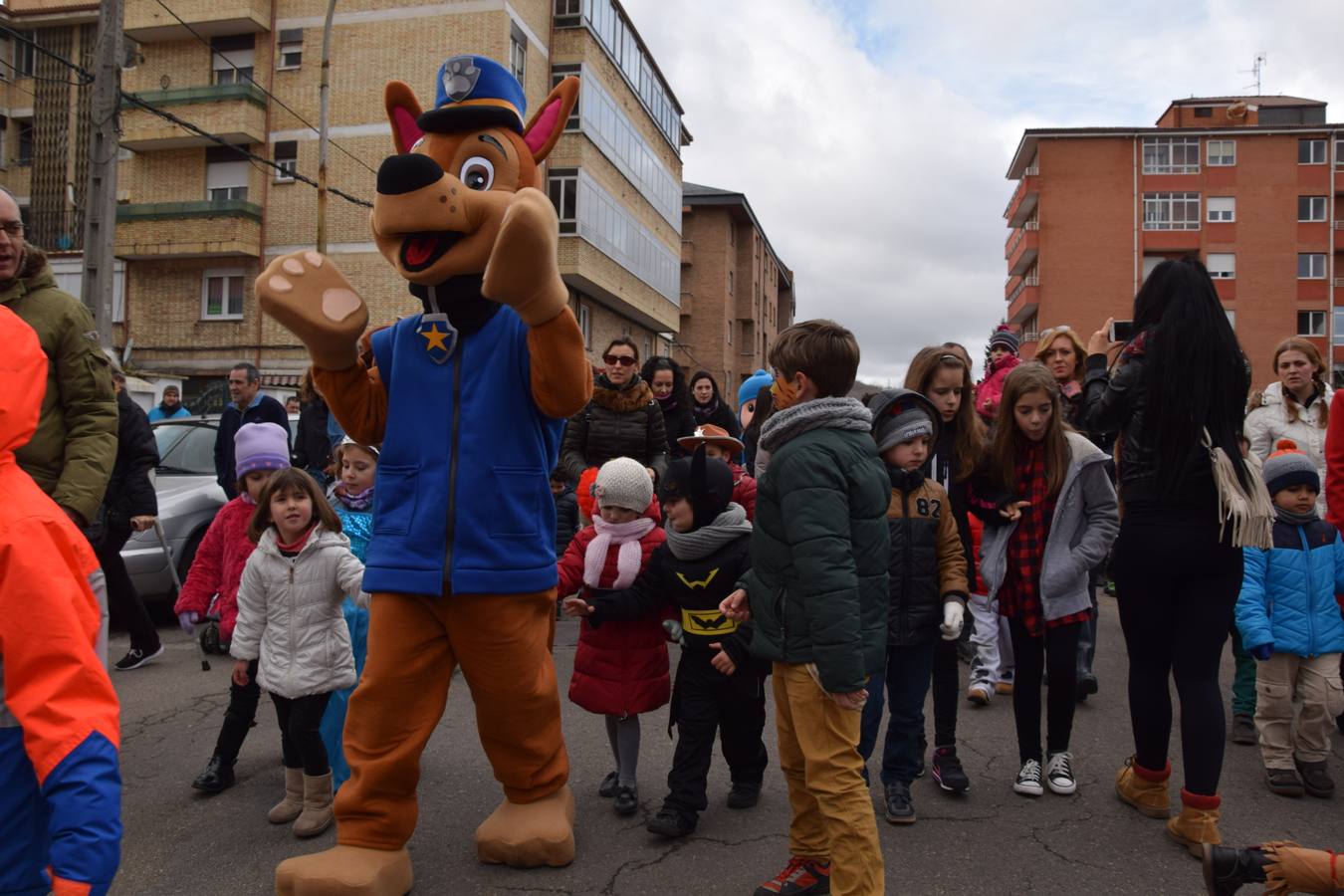 La Patrulla Canina visita el Carnaval de Guardo (Palencia)