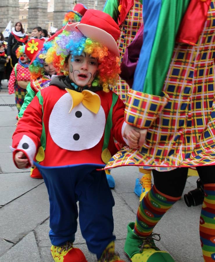 Desfile infantil del lunes de Carnaval en Segovia