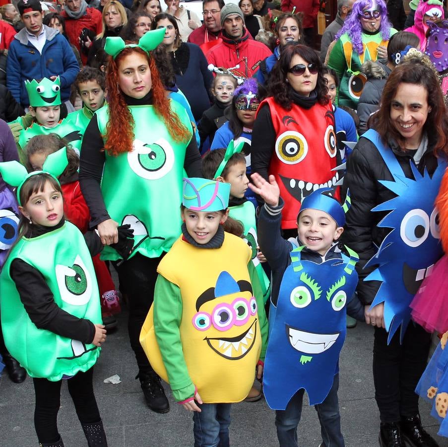Desfile infantil del lunes de Carnaval en Segovia