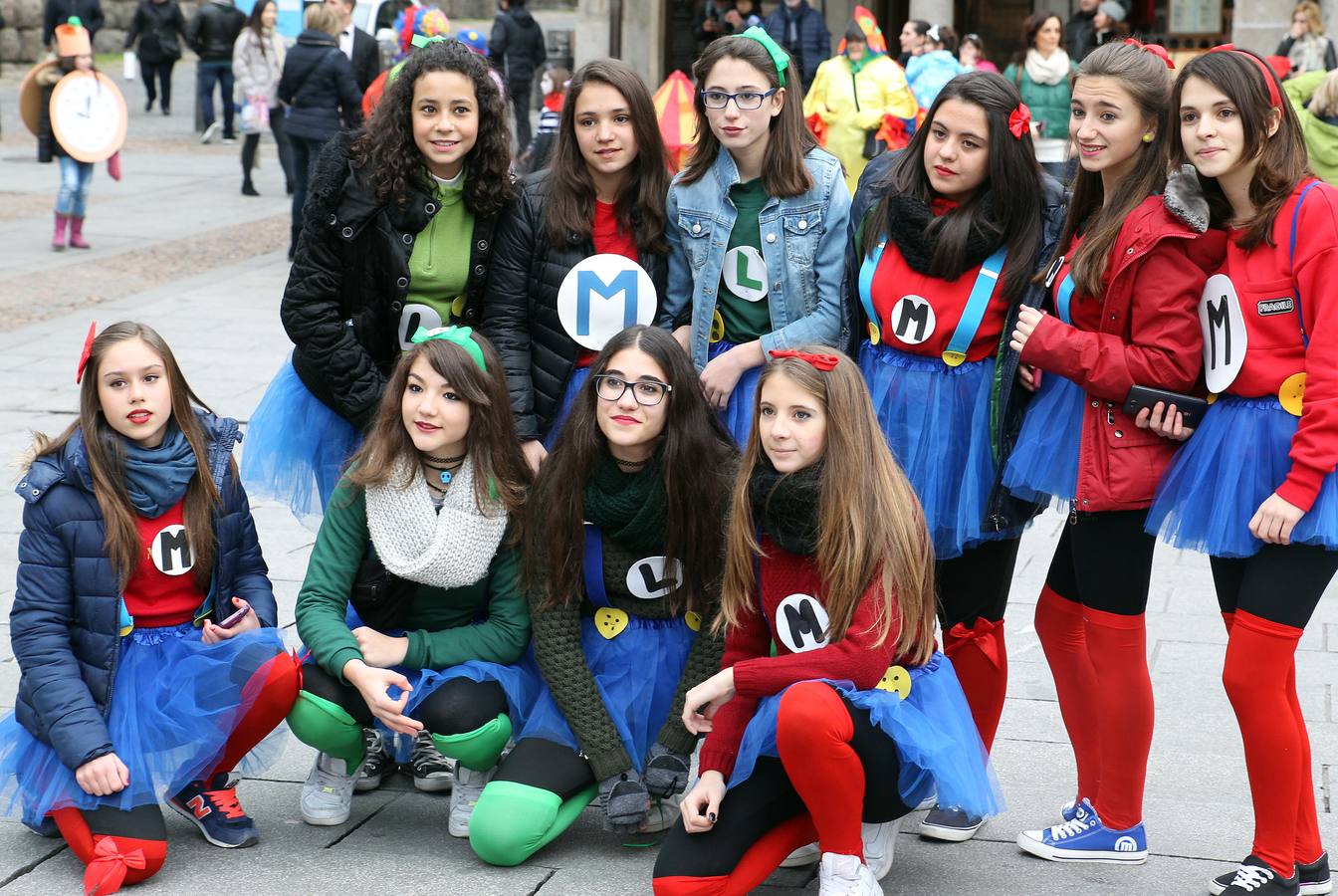 Desfile infantil del lunes de Carnaval en Segovia