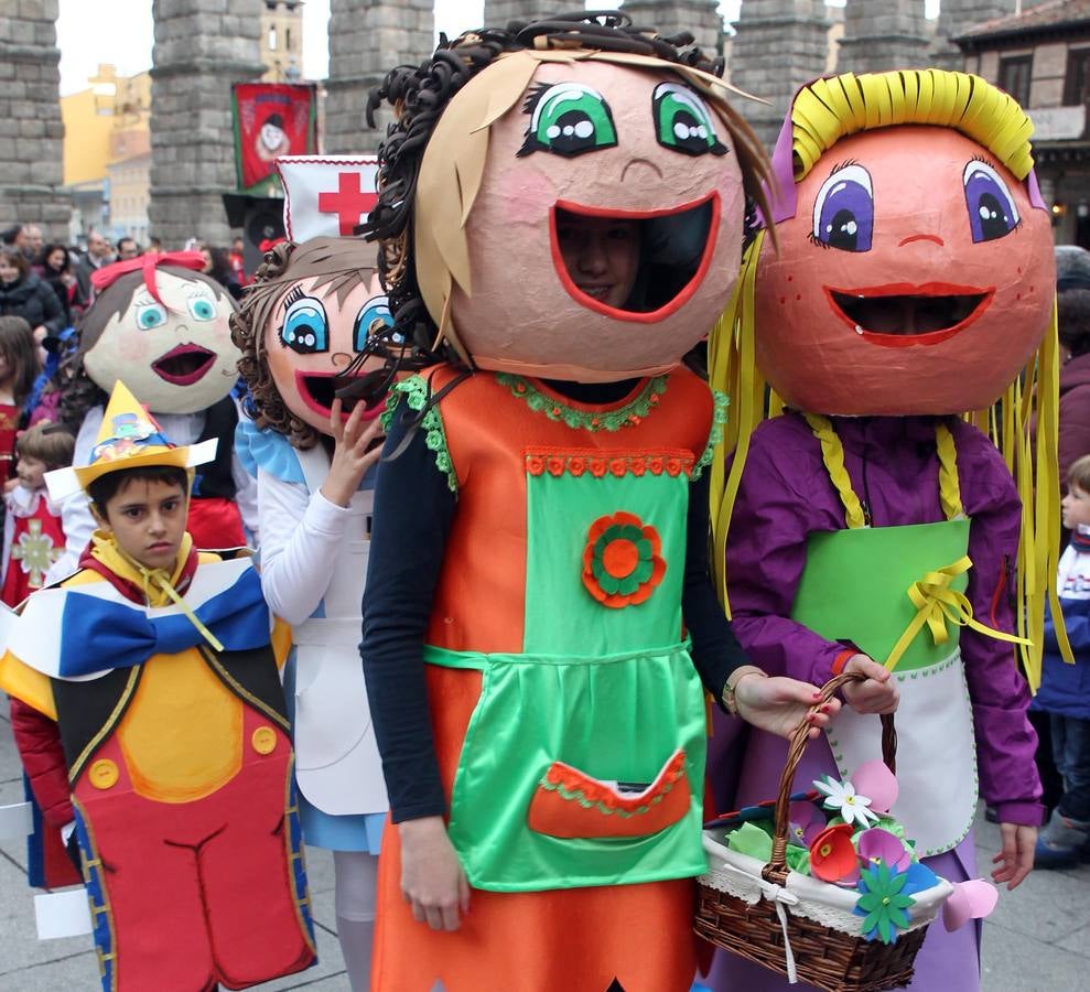 Desfile infantil del lunes de Carnaval en Segovia