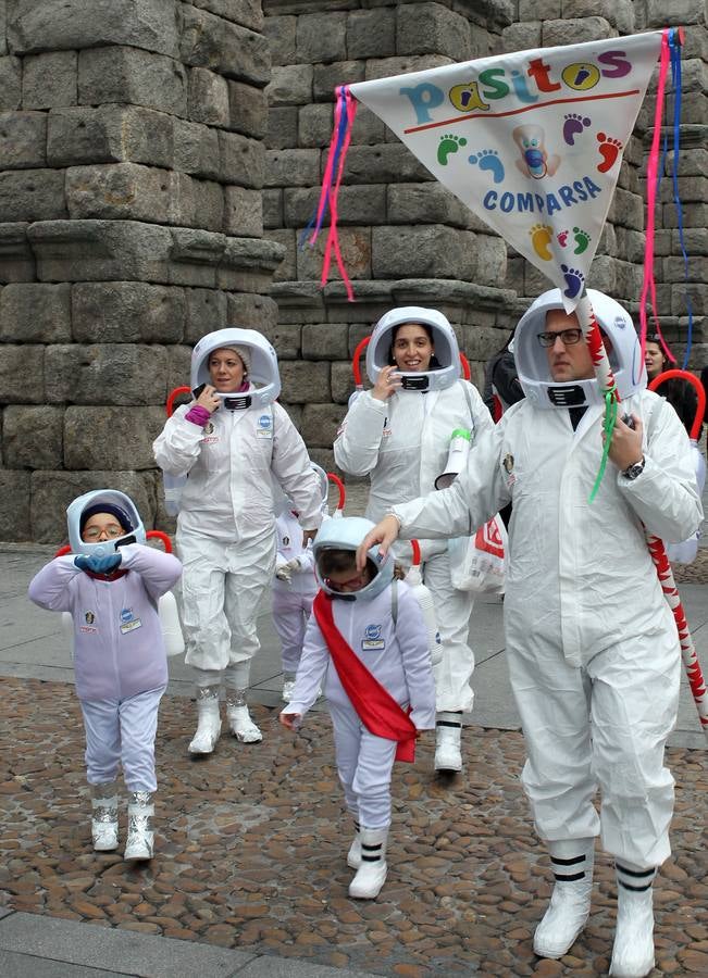 Desfile infantil del lunes de Carnaval en Segovia