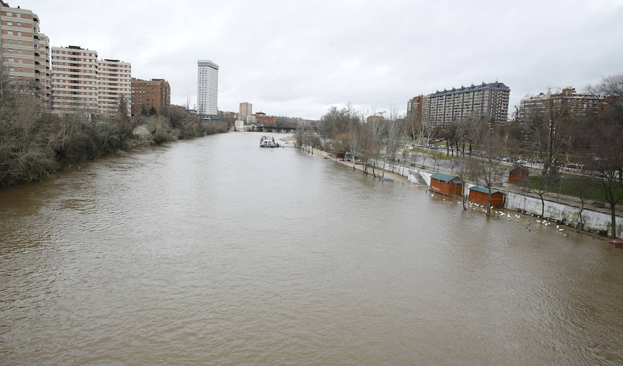 Río Pisuerga en la capital vallisoletana.