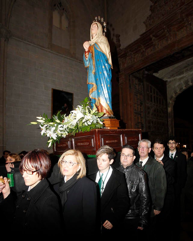 Viacrucis cuaresmal en Palencia