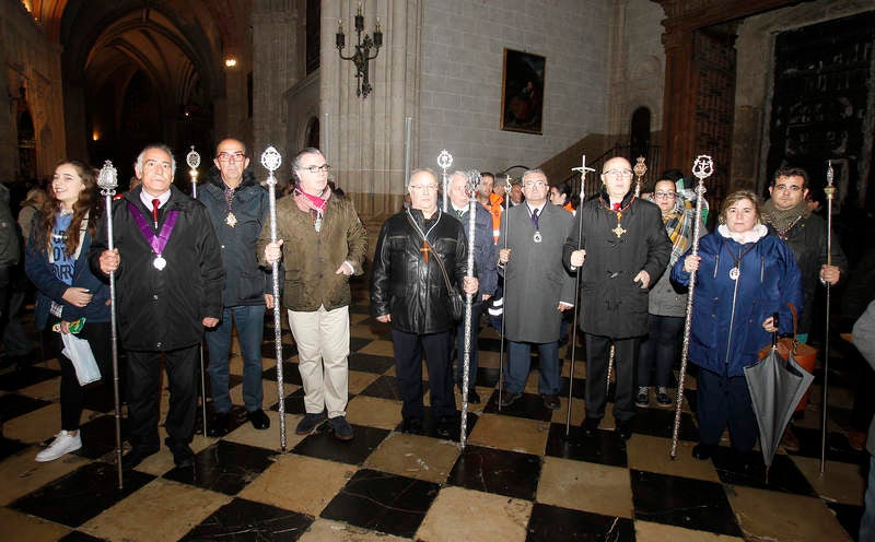 Viacrucis cuaresmal en Palencia