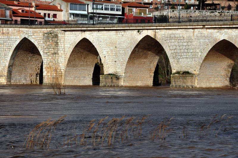 Río Duero en Tordesillas.