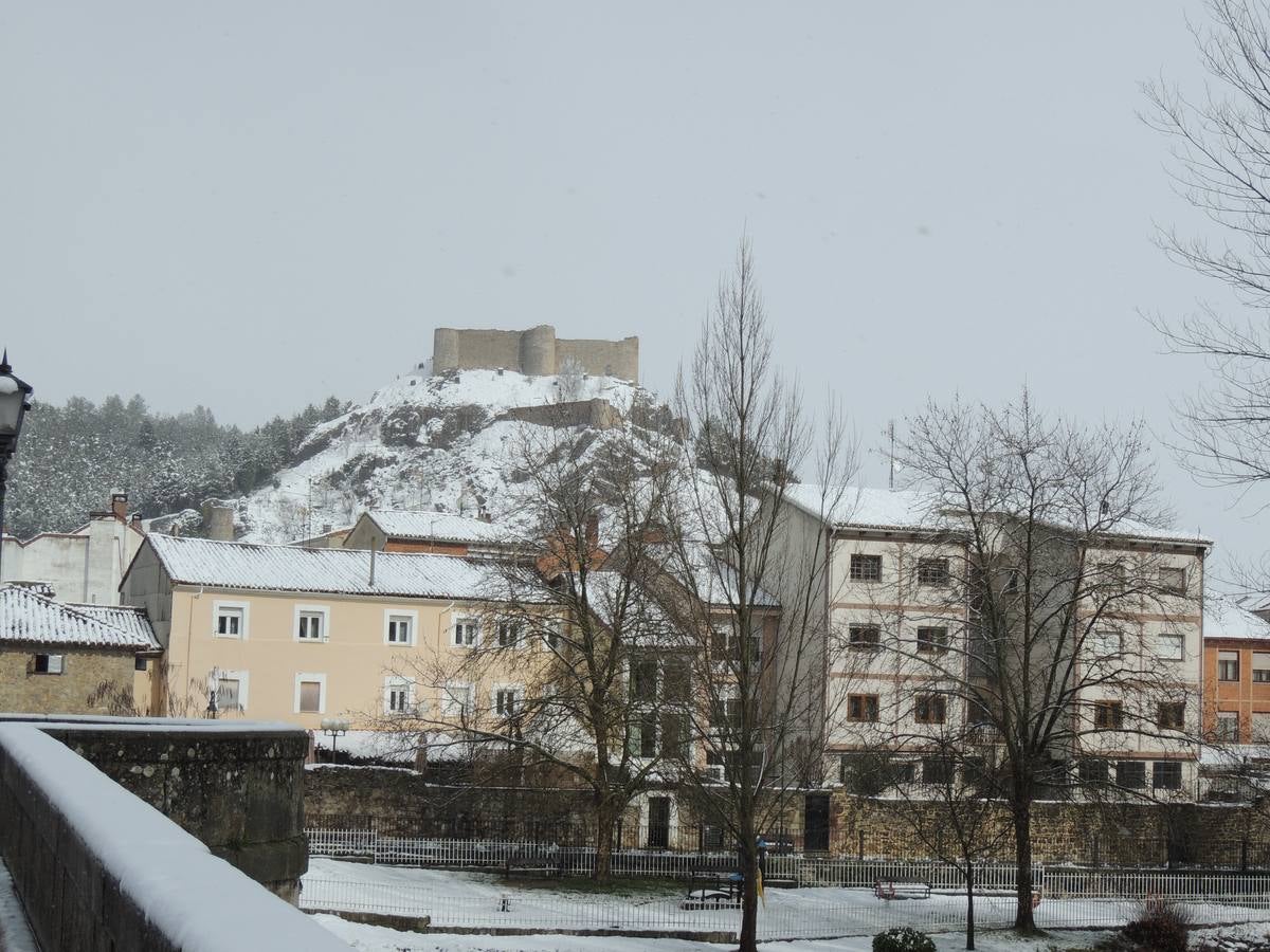 Nieve en Aguilar de Campoo (Palencia)