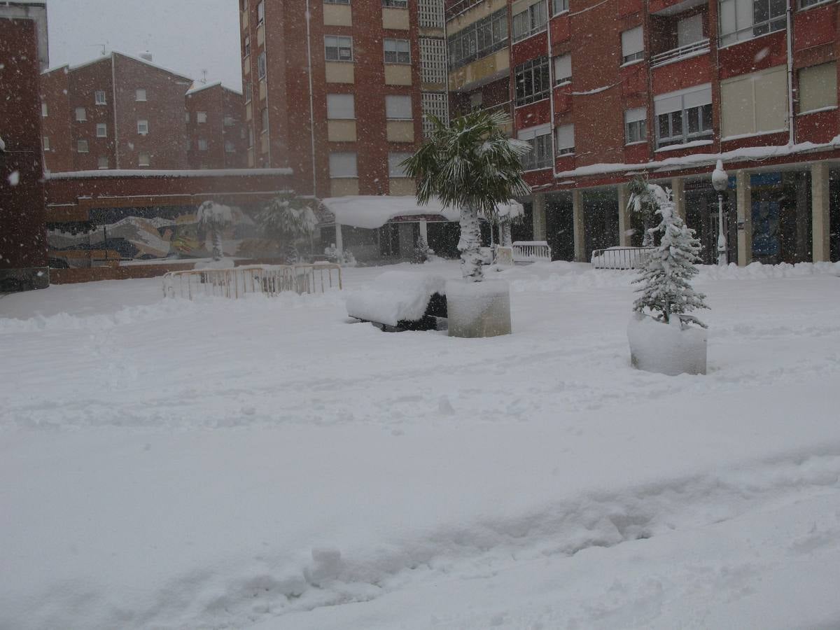 Nieve en Guardo (Palencia)