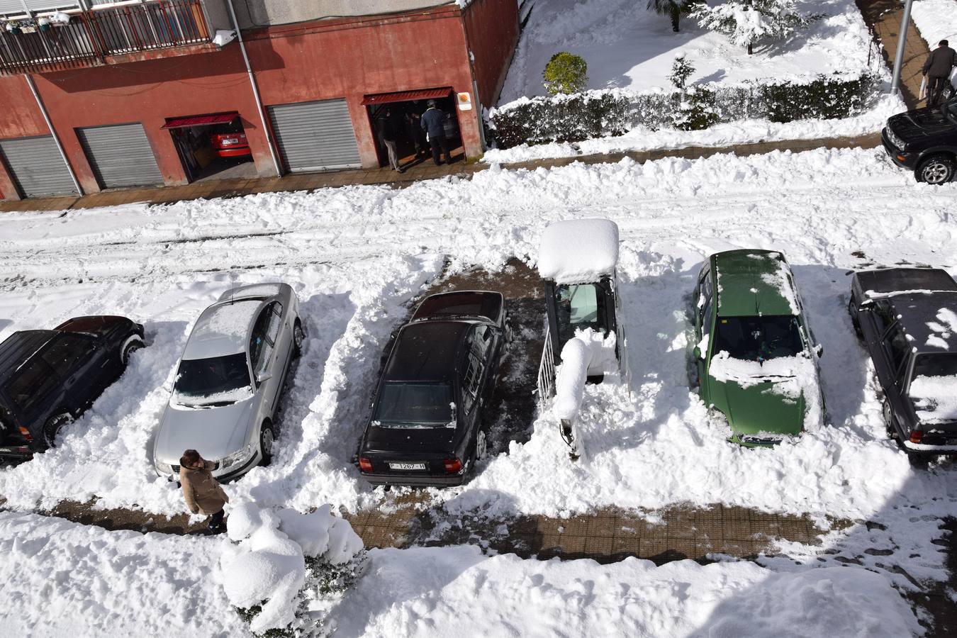 Nieve en Guardo (Palencia)