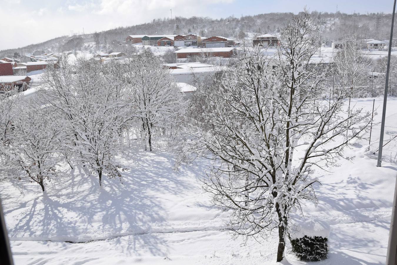 Nieve en Guardo (Palencia)