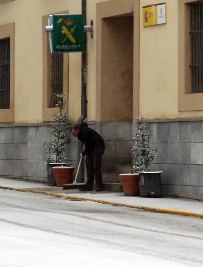 Nieve en La Granja y Valsaín (Segovia)