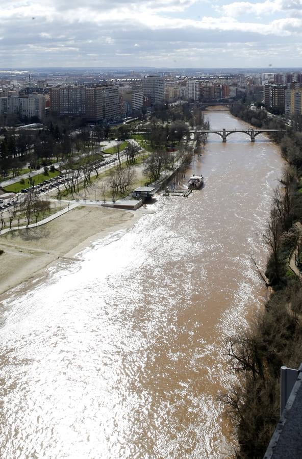 El Pisuerga a su paso por Valladolid.