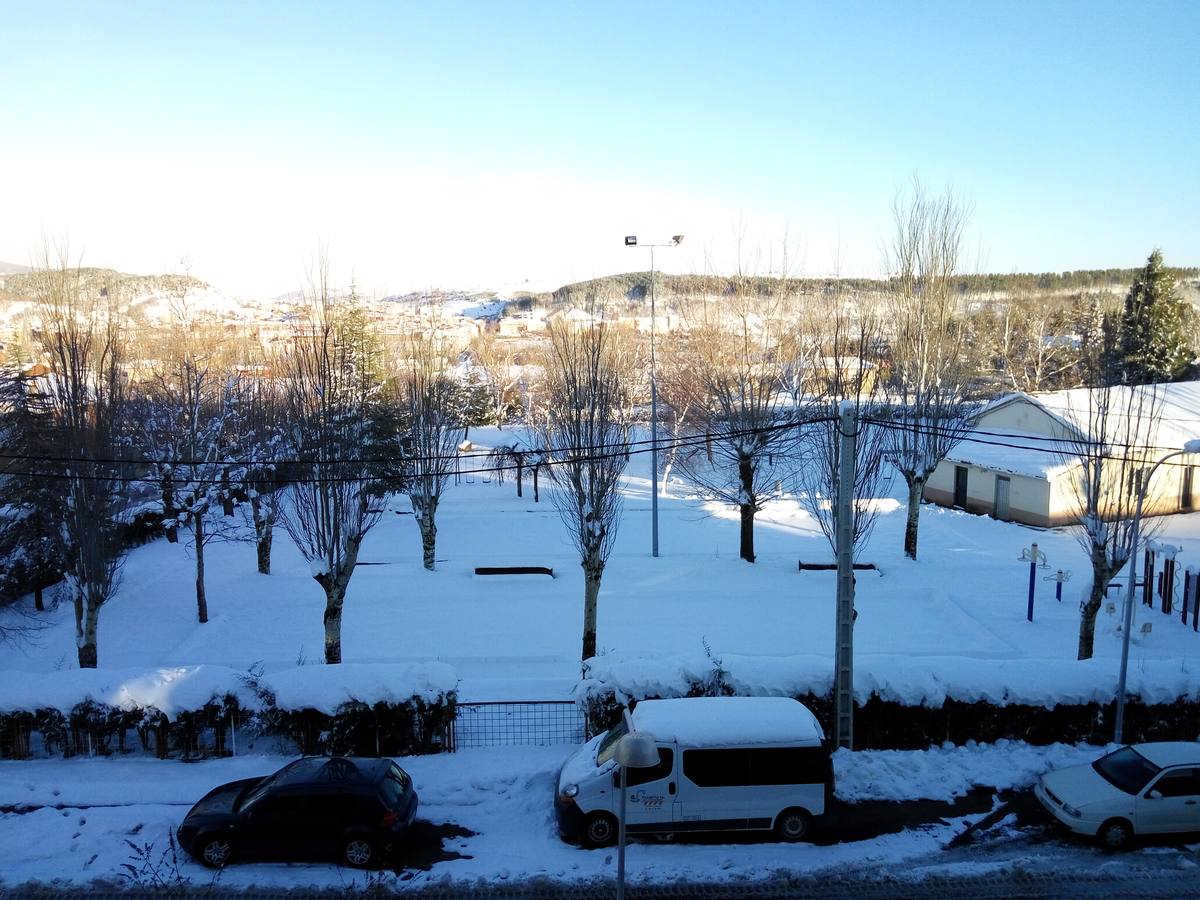 Nieve en Guardo (Palencia)