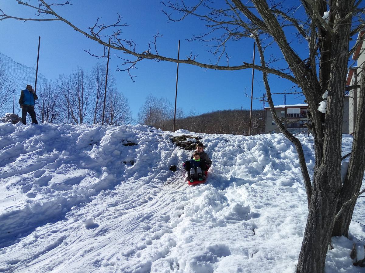 Nieve en Guardo (Palencia)