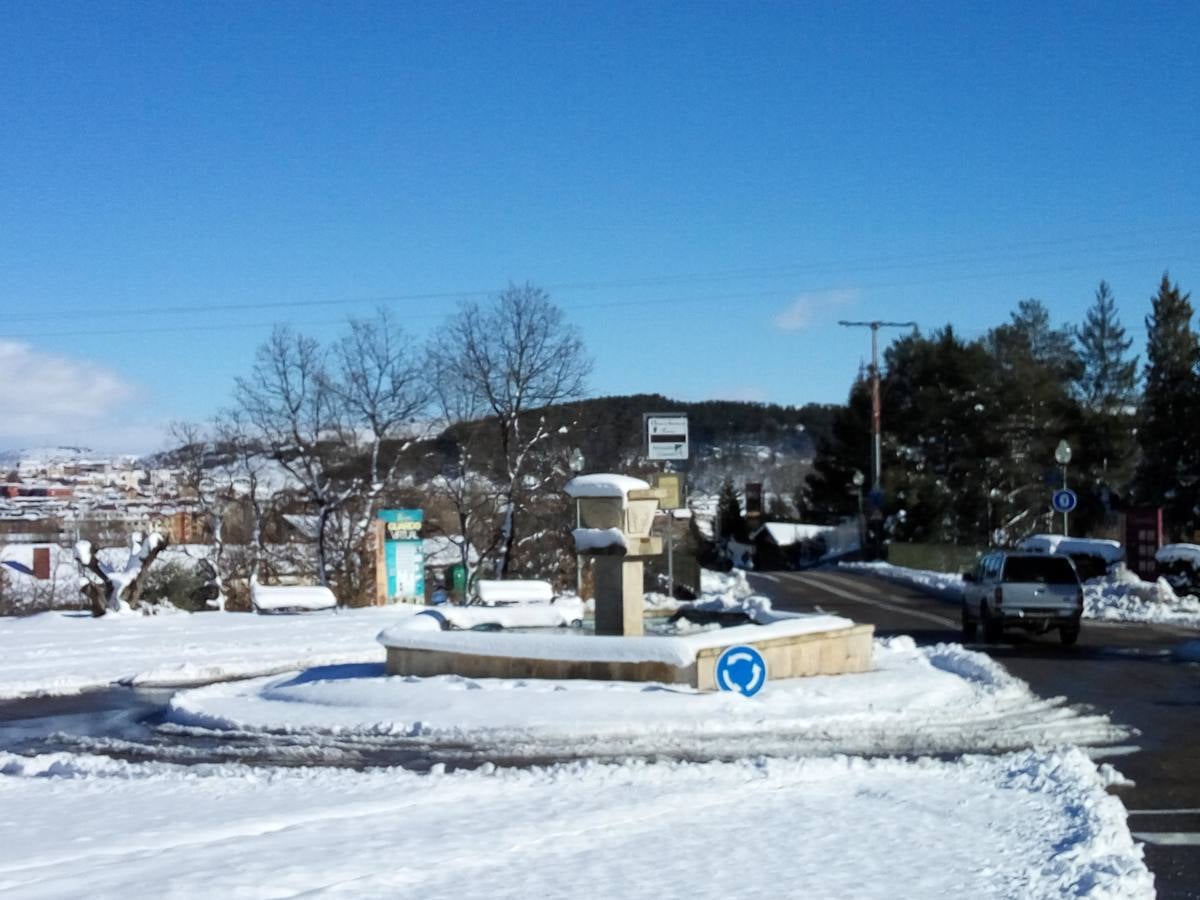 Nieve en Guardo (Palencia)