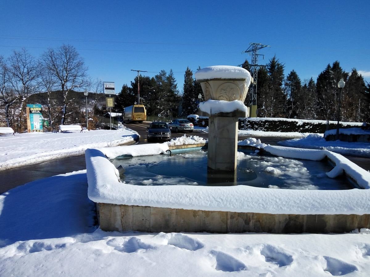 Nieve en Guardo (Palencia)