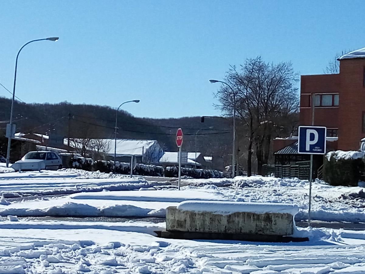 Nieve en Guardo (Palencia)