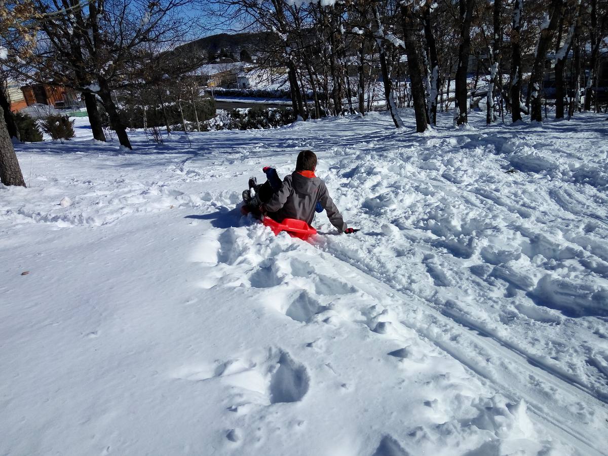 Nieve en Guardo (Palencia)