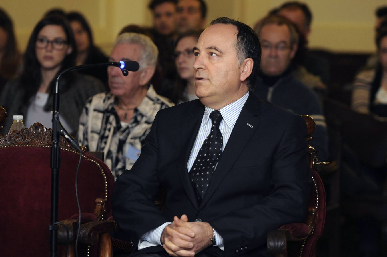 Benito Maximino Martínez, inspector jefe de la Policía de Burgos.