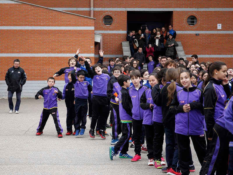 El Quesos Cerrato visita el colegio Marista Castilla de Palencia