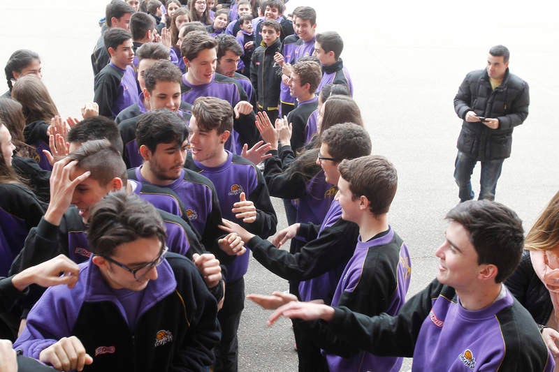 El Quesos Cerrato visita el colegio Marista Castilla de Palencia