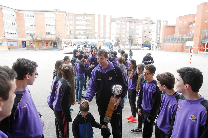 El Quesos Cerrato visita el colegio Marista Castilla de Palencia