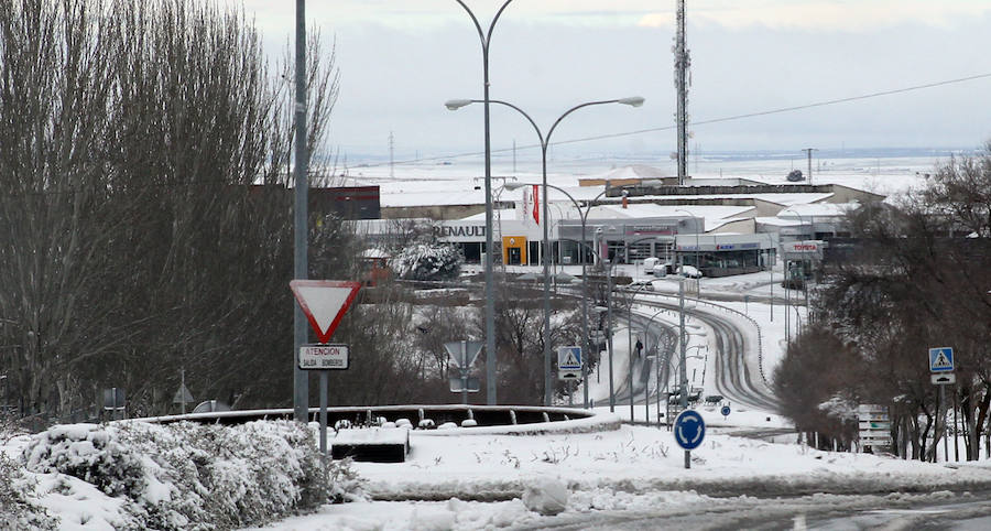 Segovia cubierta por la nieve (1/2)