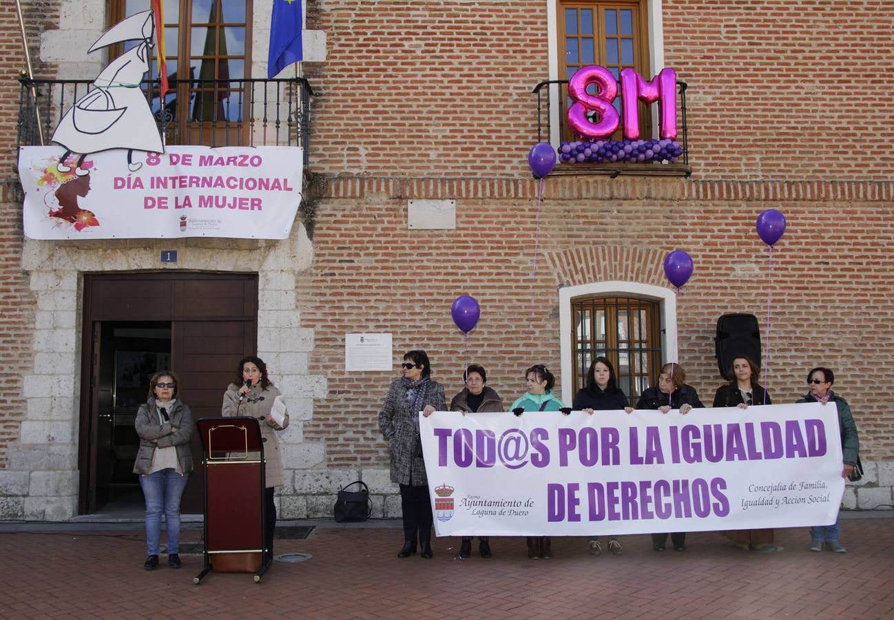 Acto reivindicativo en Laguna de Duero.