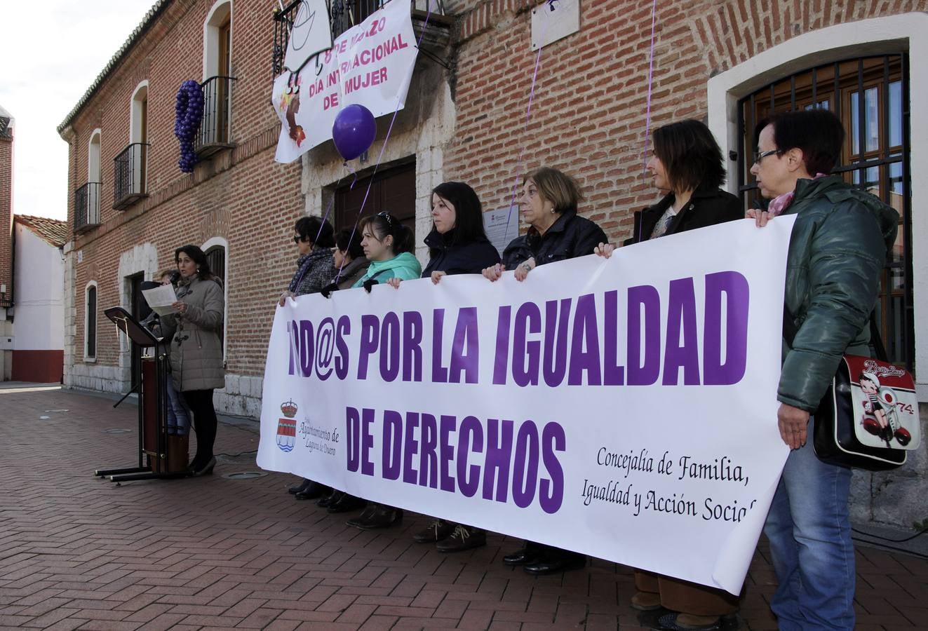 Acto reivindicativo en Laguna de Duero.
