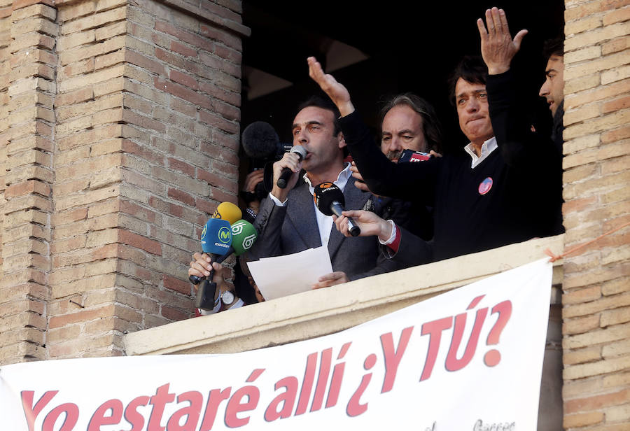 La manifestación pro taurina, en imágenes