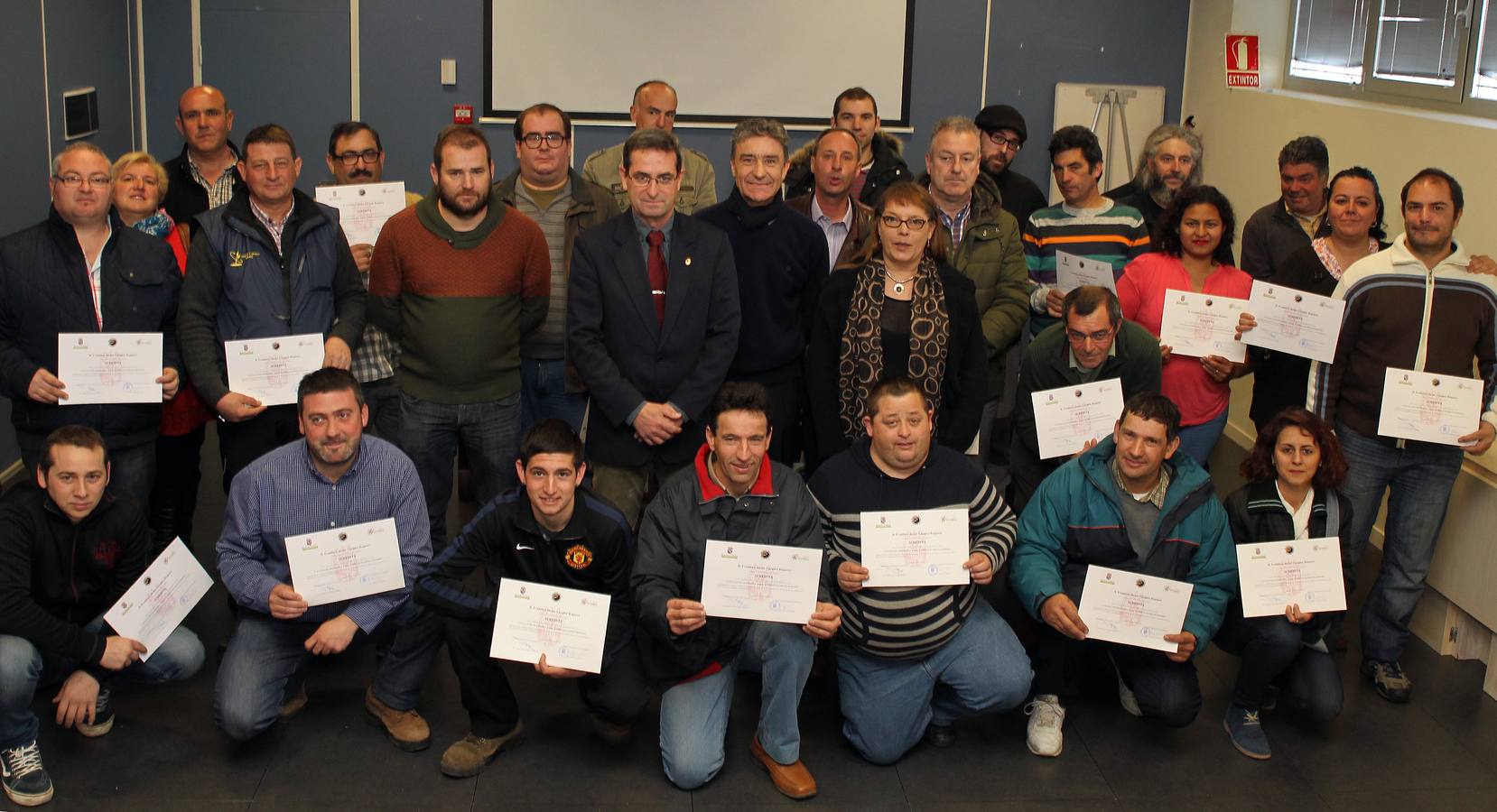 La Diputación entrega los diplomas a los resineros segovianos