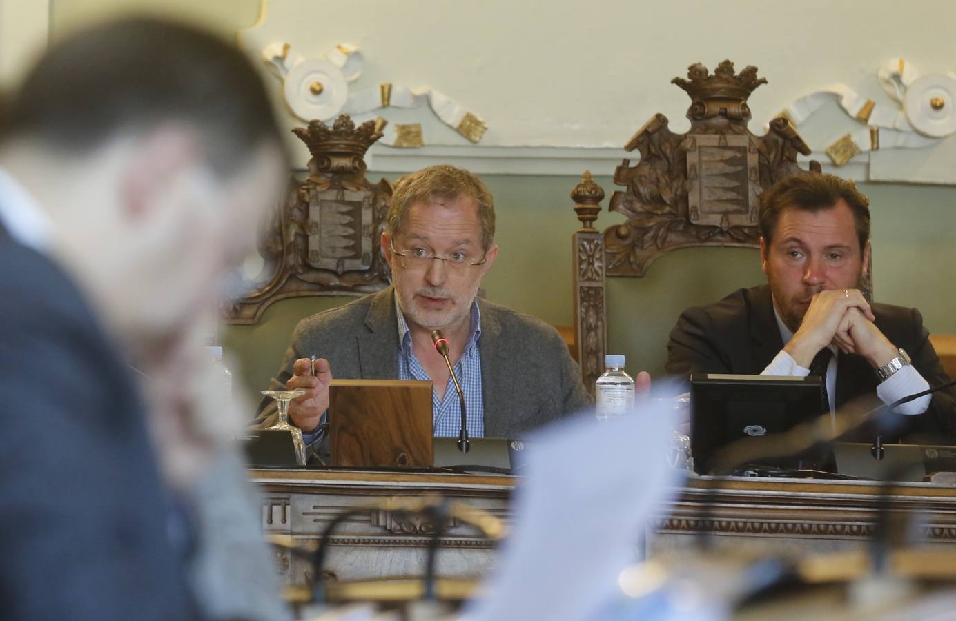 Pleno en el Ayuntamiento de Valladolid