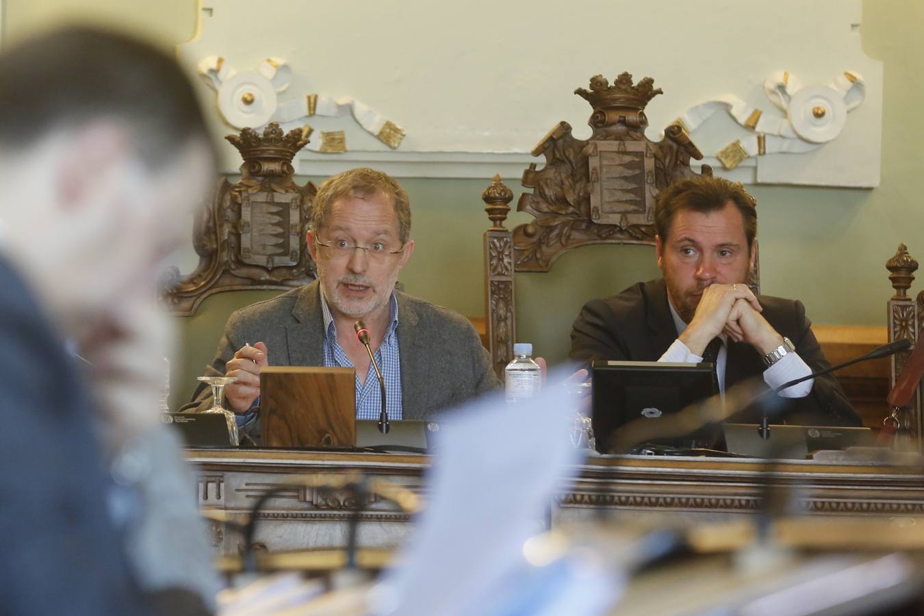 Pleno en el Ayuntamiento de Valladolid