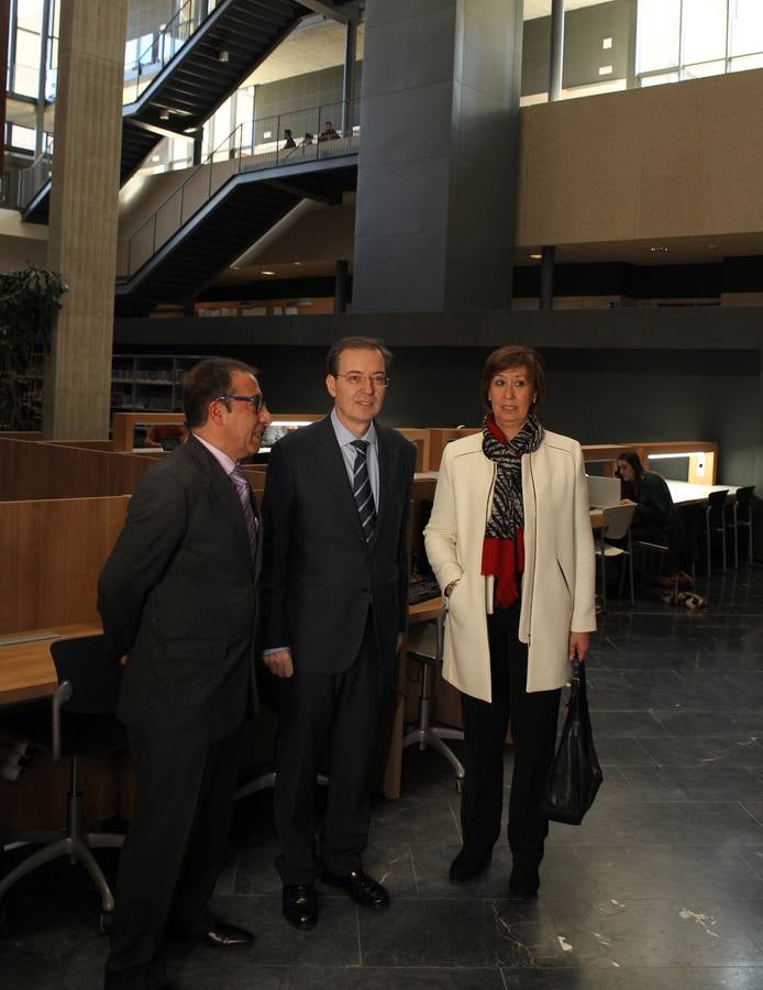 El presidente del CES visita las instalaciones del Campus María Zambrano de Segovia
