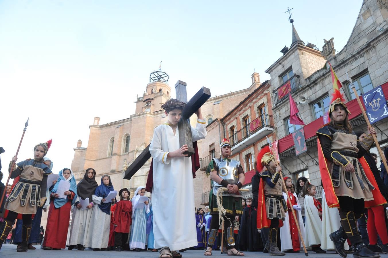 Vía Crucis infantil en Medina del Campo