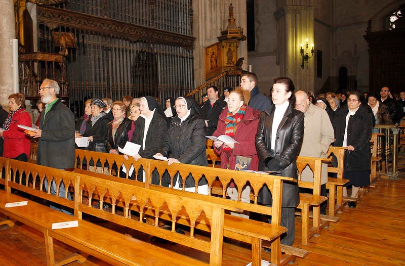 Misa Crismal en la catedral de Palencia
